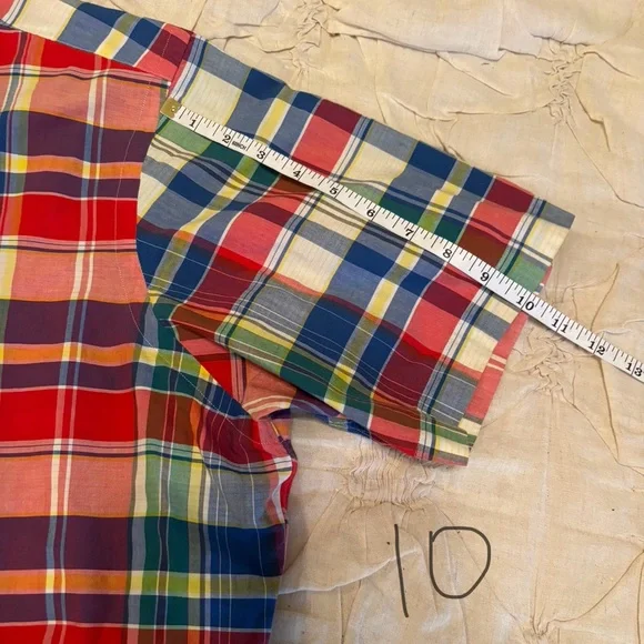 Polo Ralph Lauren Classic Fit Plaid Button Down Shirt Men’s XL Short Sleeve - Picture 5 of 8